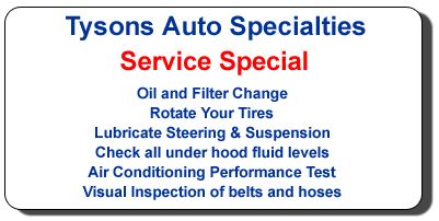 Why don’t you tell others about the great service you’ve received at Tysons Auto Specialties?